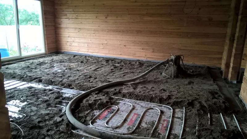 Стяжка теплого водяного пола